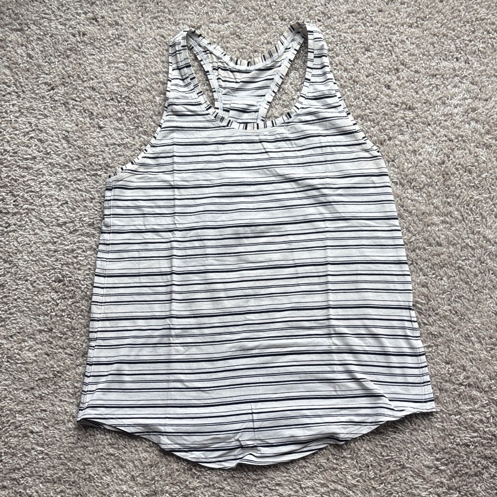lululemon athletica White Love pleated Tank